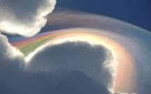 Fire rainbow cloud in Jamaica Photo by Beckie Bone Dunning