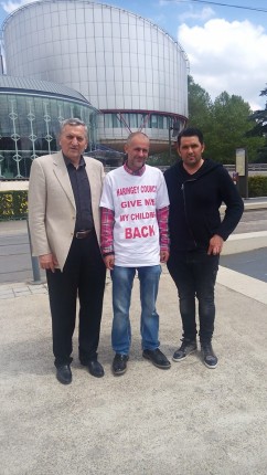 Ioan Valean si Iacob Berghianu in vizita la Florin Barbu CEDO Strasbourg 25 mai 2016